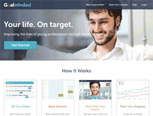 Tablet Screenshot of goalminded.com